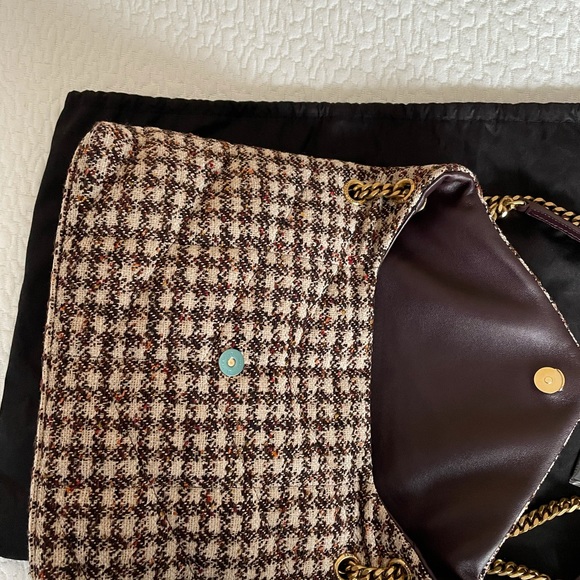 SOLD. YSL Puffer Houndstooth Tweed Shoulder Bag NEW - Picture 11 of 16